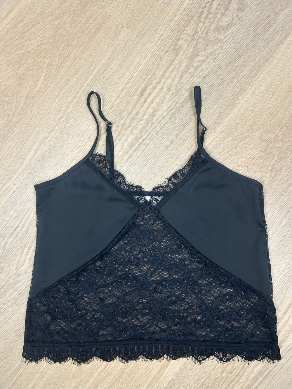 Tns Satin and Lace Cami Tank XS